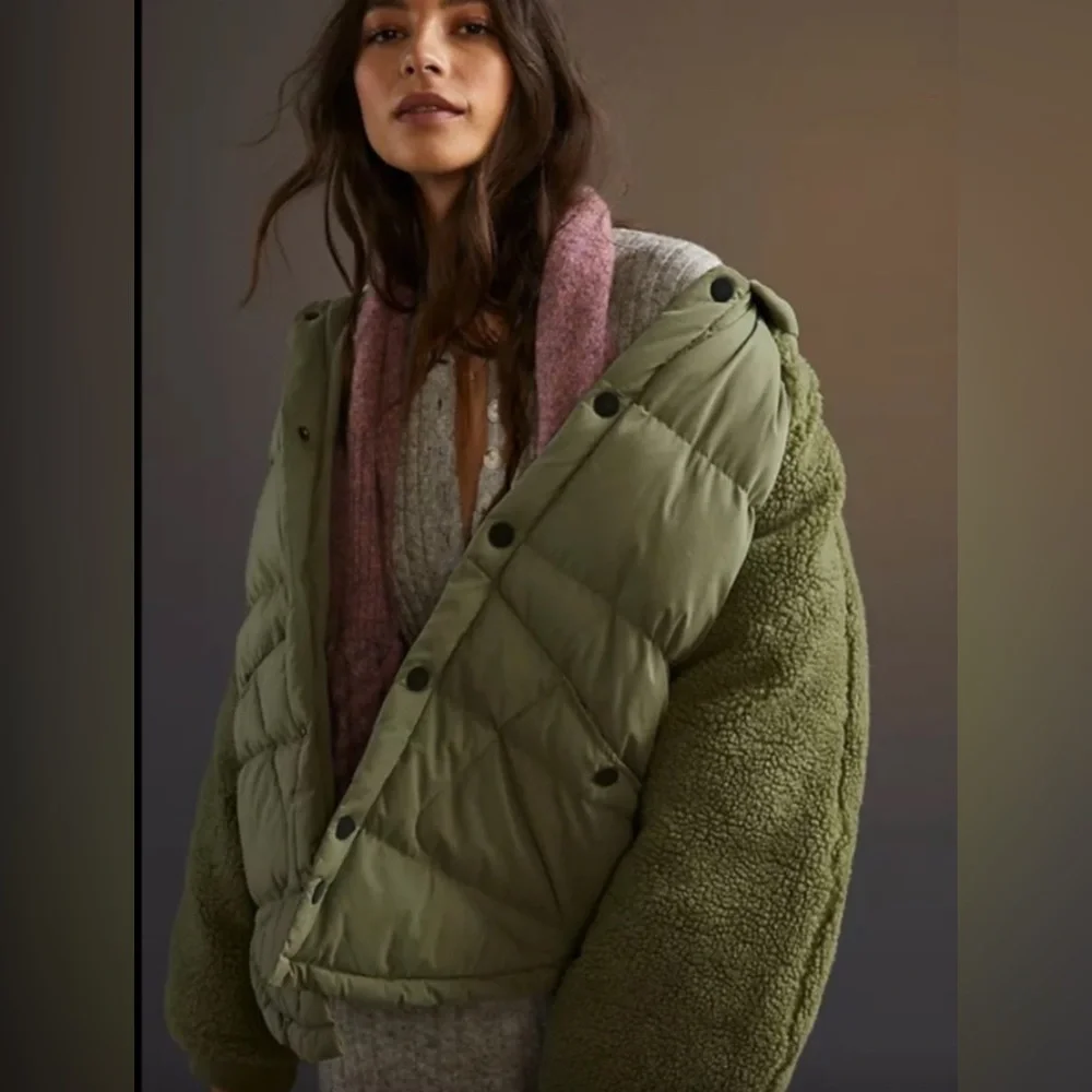 ANTHROPOLOGIE NWT Pilcro Swing Puffer Jacket Size M. - Picture 3 of 10